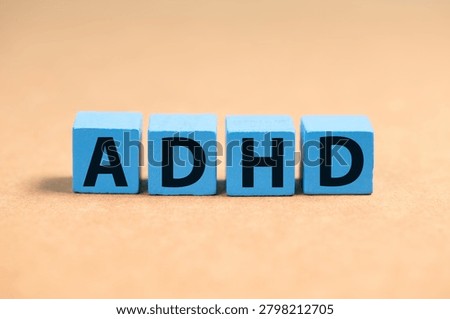 ADHD, attention deficit hyperactivity disorder, social communication and interaction, brain with impairment, hypersensitivity and abnormality