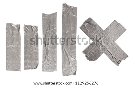 Adhesive tape isolated on white background