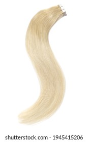 adhesive tape in straight golden blonde remy human hair extensions