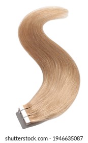 Adhesive Tape In Straight Honey Blonde Remy Human Hair Extensions