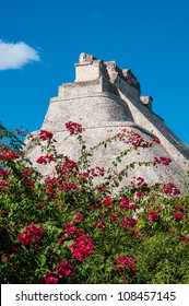 Adivino-Pyramid At Uxmal On The Yucatan Peninsula, Mexico