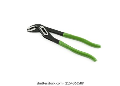 Adjustable Pliers Is On White Background. 