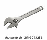 Adjustable Wrench. A versatile hand tool featuring a movable jaw for gripping various sizes of nuts and bolts, ideal for plumbing, mechanical repairs, and general maintenance tasks.