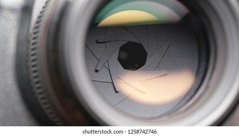 Adjusting Aperture Camera Lens