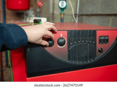 Adjusting Temperature Control Settings on a Modern Heater for Optimal Comfort  Efficiency