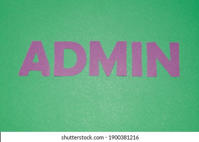 Admin Word Made Letters Words On Stock Photo 1900381216 | Shutterstock