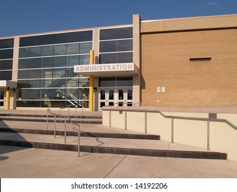 Administration Entrance For A School