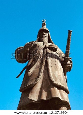 Similar – Soldiers Monument Statue