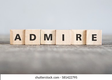 ADMIRE Word Made With Building Blocks