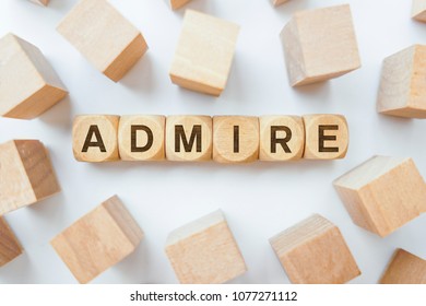 ADMIRE Word On Wooden Cubes