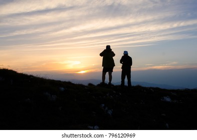 Admiring the sunset