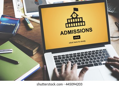 Admissions Education Knowledge University Academic Concept