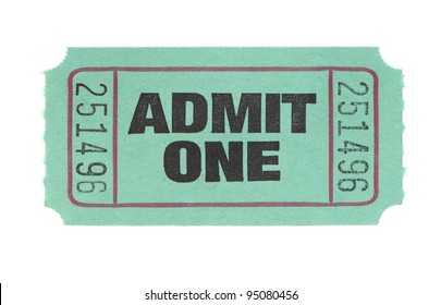 Admit One Ticket