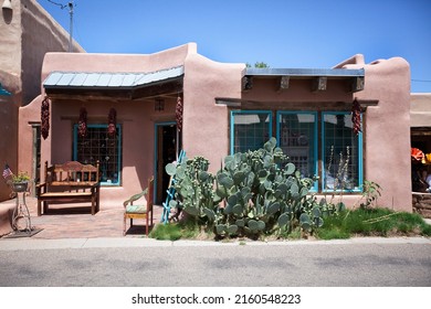 Adobe Building In Albuquerque, NM