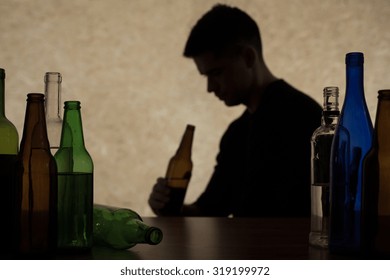 Adolescent drinking beer - alcoholism among young adults