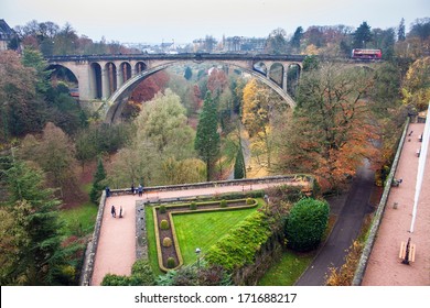 Adolphe bridge in Luxembourg