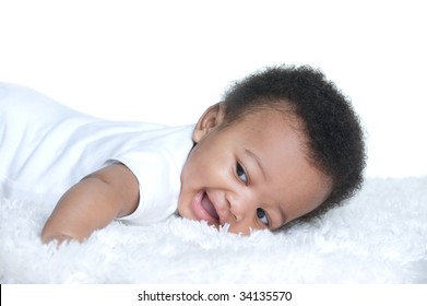 African Baby On Tummy High Res Stock Images Shutterstock