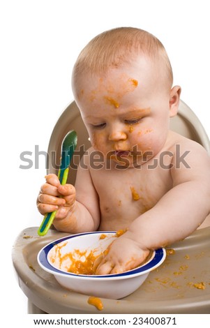 Similar – Image, Stock Photo Hit rate. Baby Puree