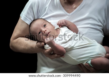 Similar – Baby taking feeding bottle