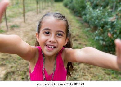 Adorable Little Girl Having Fun Apple Stock Photo 2212381491 | Shutterstock