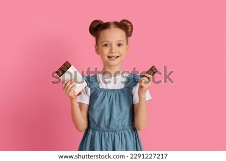 Similar – Image, Stock Photo Sweet little girl and her mother in traditional bavarian tracht picking poppies plants outdoor in a village at oktoberfest