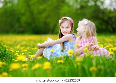 Adorable Little Girls Having Fun Together Stock Photo (Edit Now) 422232583