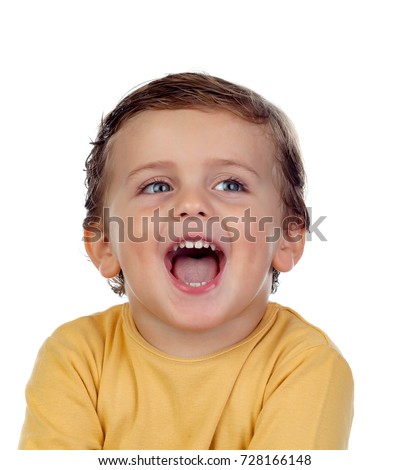 Similar – Image, Stock Photo Girl Baby smiling