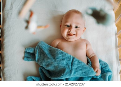 Adorable toddler baby boy, smiling at camera - Shutterstock ID 2142927237