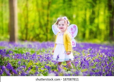 Adorable Toddler Girl Curly Hair Wearing Stock Photo 187087811 ...