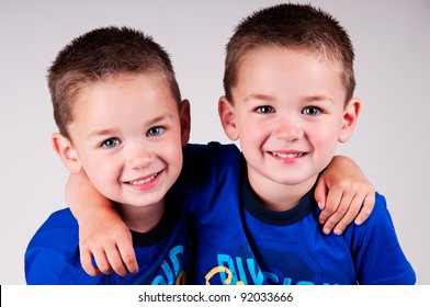 Adorable Twin Brothers