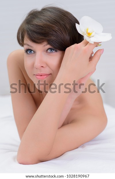 Adorable Young Woman Short Hair Style Stock Photo Edit Now