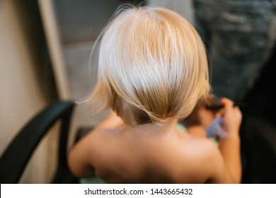 Toddler Hair Cut Stock Photos Images Photography Shutterstock