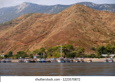 Adrasan (Antalya-Turkey)  View From The Sea After The Fire 5 Years Ago