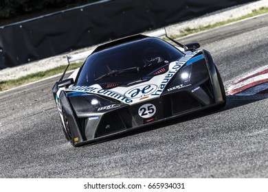 Adria, Rovigo, Italy - September 17, 2016: Ktm X-Bow Elite GT4, Driven By Hauer Mathias,  During Race At The American Speed Weekend In Adria International Raceway.