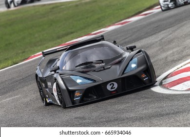 Adria, Rovigo, Italy - September 17, 2016: Ktm X-Bow Elite GT4, Driven By Arendt Charel,  During Race At The American Speed Weekend In Adria International Raceway.