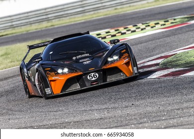 Adria, Rovigo, Italy - September 17, 2016: Ktm X-Bow Elite GT4, Driven By Miniberger Tomas,  During Race At The American Speed Weekend In Adria International Raceway.