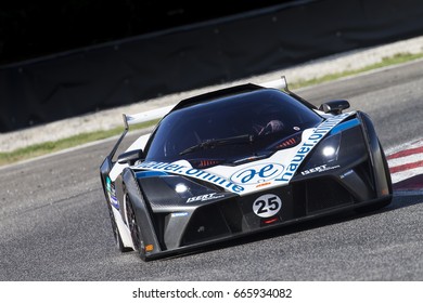 Adria, Rovigo, Italy - September 17, 2016: Ktm X-Bow Elite GT4, Driven By Hauer Mathias,  During Race At The American Speed Weekend In Adria International Raceway.