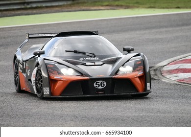 Adria, Rovigo, Italy - September 17, 2016: Ktm X-Bow Elite GT4, Driven By Miniberger Tomas,  During Race At The American Speed Weekend In Adria International Raceway.