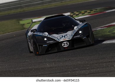 Adria, Rovigo, Italy - September 17, 2016: Ktm X-Bow Elite GT4, Driven By Hauer Mathias,  During Race At The American Speed Weekend In Adria International Raceway.