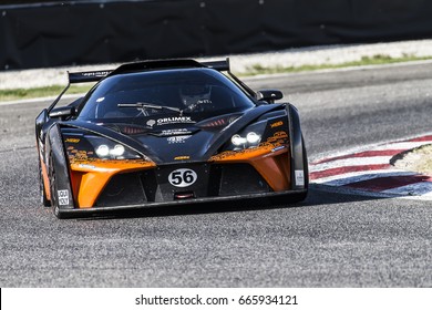 Adria, Rovigo, Italy - September 17, 2016: Ktm X-Bow Elite GT4, Driven By Miniberger Tomas,  During Race At The American Speed Weekend In Adria International Raceway.