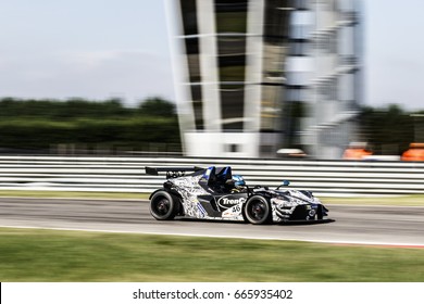 Adria, Rovigo, Italy - September 17, 2016: Ktm X-Bow Elite M, Driven By BAU BOB,  During Race At The American Speed Weekend In Adria International Raceway.