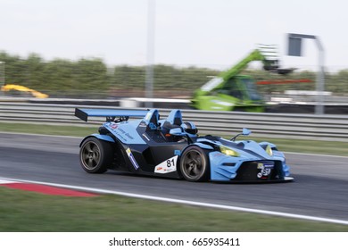 Adria, Rovigo, Italy - September 17, 2016: Ktm X-Bow Gt4, Driven By Faas Steffen,  During Race At The American Speed Weekend In Adria International Raceway.