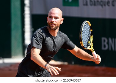 Adrian Mannarino Of France During The French Open (Roland-Garros) 2022, Grand Slam Tennis Tournament On May 19, 2022 At Roland-Garros Stadium In Paris, France. 