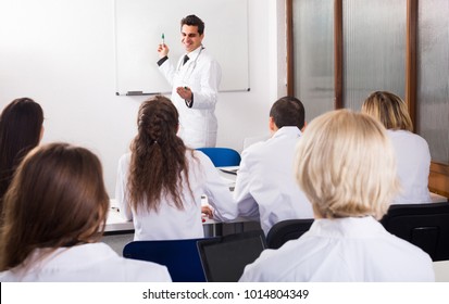adult american health-care workers during educational program in medical school