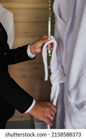 Adult Chambermaid And Hotel Manager Cleaning The Room