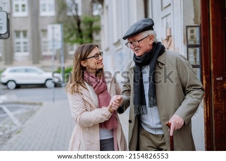 Similar – Image, Stock Photo Twins look at postcards