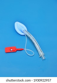An adult laryngeal mask airway (LMA).It is a medical device that keeps a patient's airway open during anaesthesia or unconsciousness. It is a type of supraglottic airway device