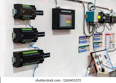 Advance technology and multipurpose automatic data collecting processor controller unit equipment for product or machine status monitoring in manufacturing control system and screen panel - Powered by Shutterstock - Get 15% off with code: PIKWIZARD15