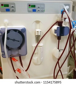 Advanced Dialysis Equipment In Hospital.