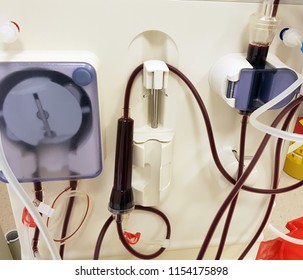 Advanced Dialysis Equipment In Hospital.